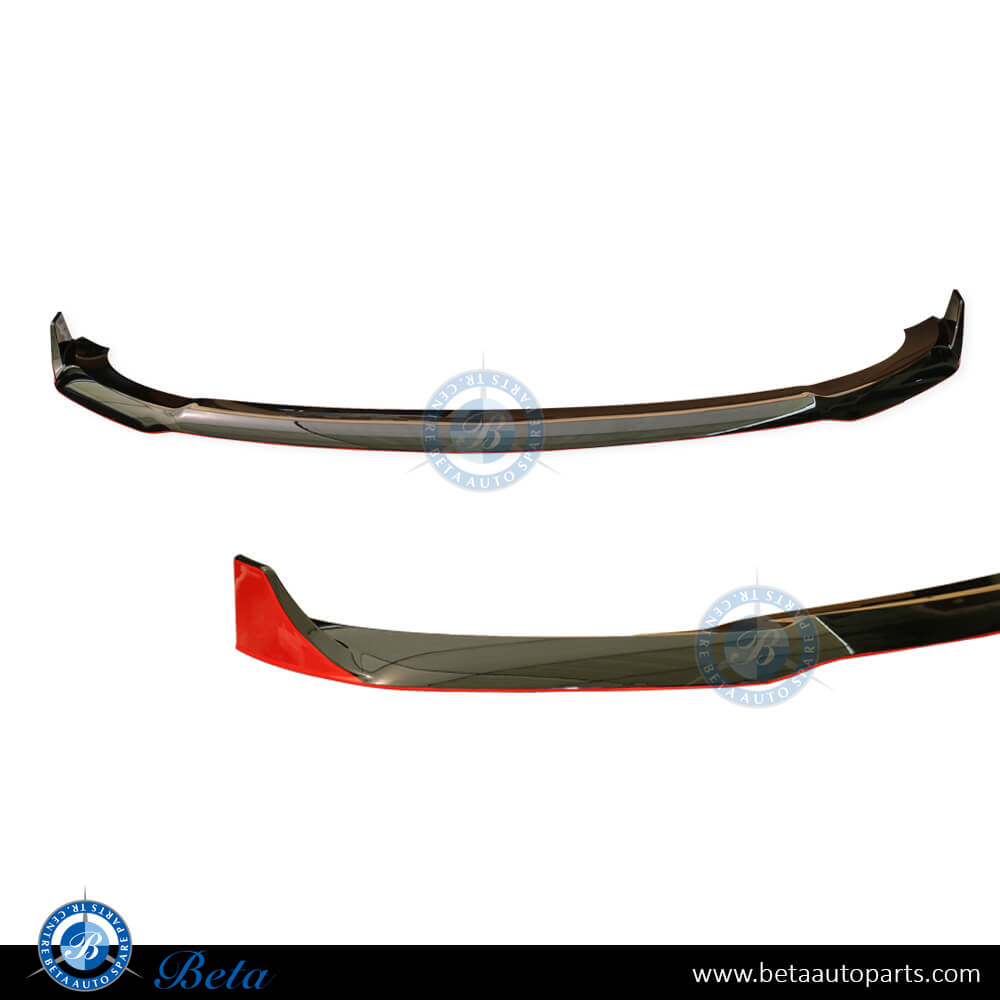 Front Bumper Lower Spoiler BBS Look Black and Red for Mercedes GLE-Class W167/C167 2019-2022 models Front Bumper Lower Spoiler BBS Look Black and Red for Mercedes GLE-Class W167/C167 2019-2022 models